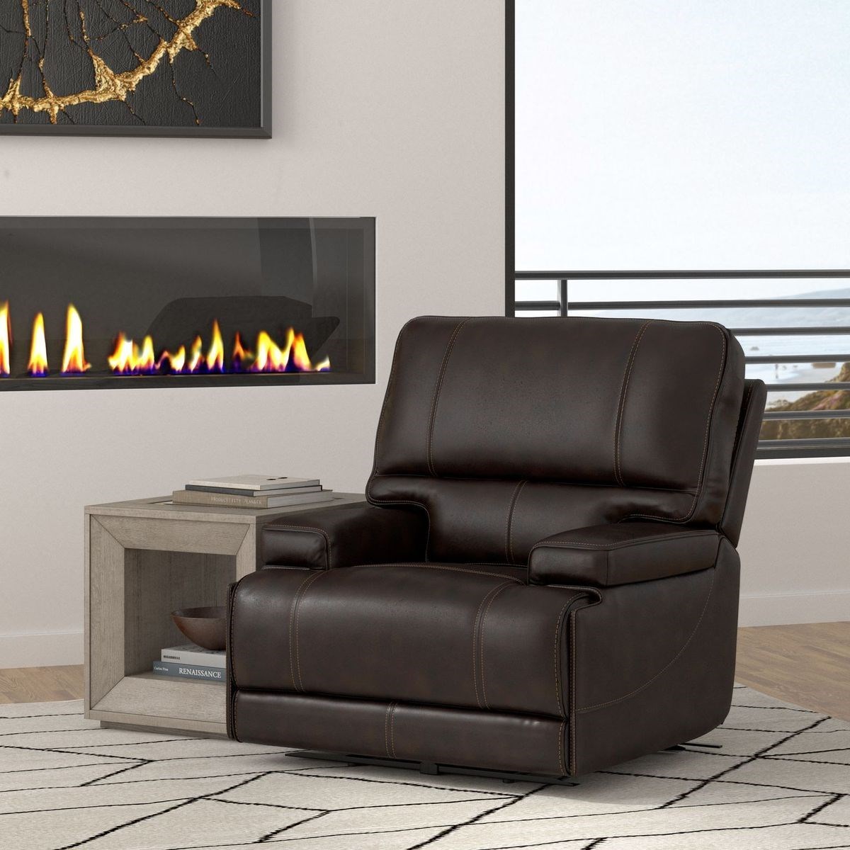 Parker Living Whitman Contemporary Power Cordless Recliner with Power